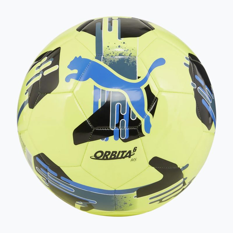 Fotbalový míč PUMA Orbit 6 MS fotbal puma white/fizzy apple velikost 5