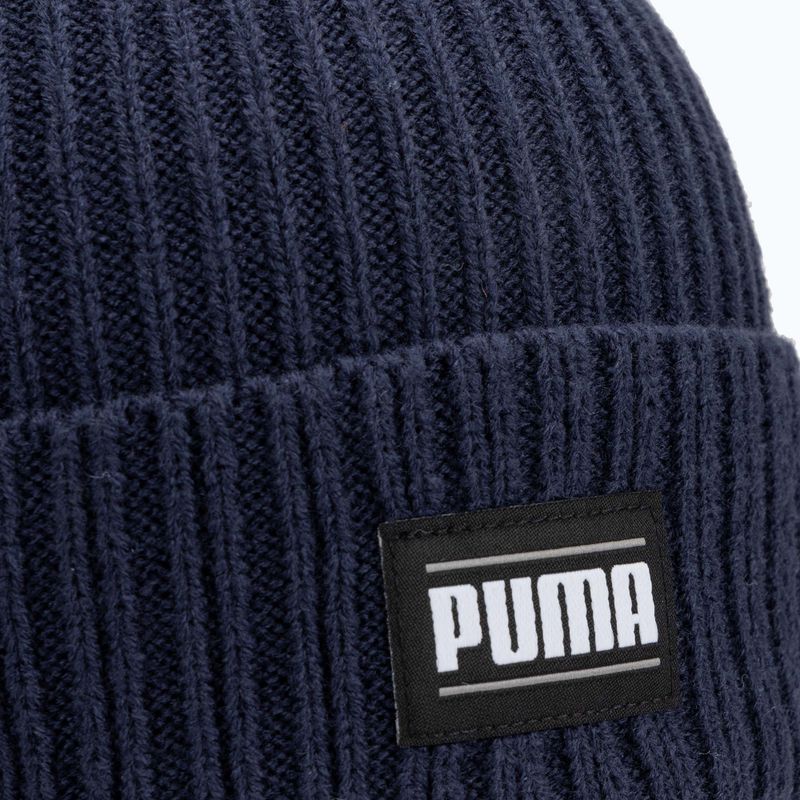 Zimní čepice PUMA Ribbed Classic Cuff puma navy 2