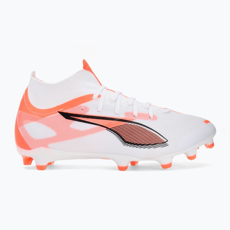 Pánské kopačky PUMA Ultra 5 Match+ FG/AG puma white/puma black/glowing red 2