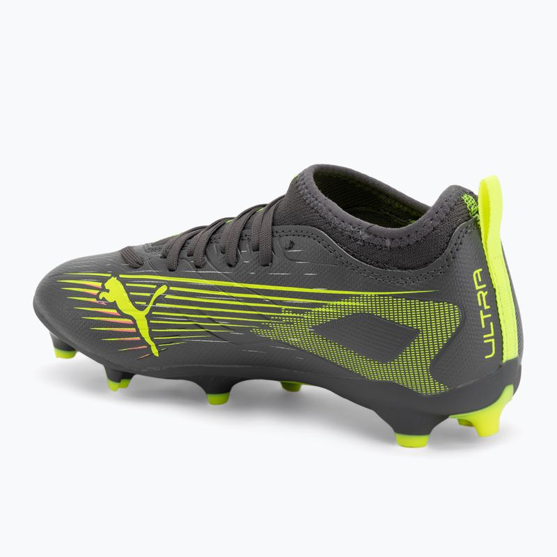 Dětské kopačky PUMA Ultra 5 Match FG/AG Jr matte aged silver/yellow alert/puma aged silver 3
