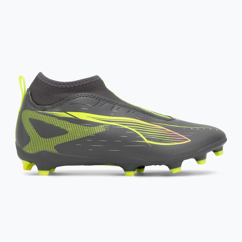 Dětské kopačky PUMA Ultra 5 Match+ LL FG/AG Jr matte aged silver/yellow alert/puma aged silver 2