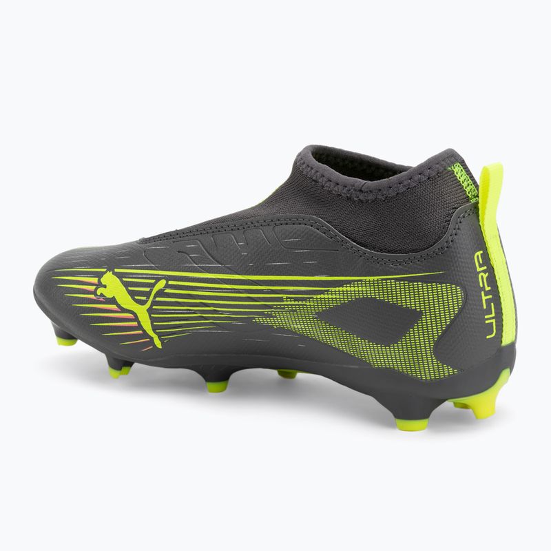 Dětské kopačky PUMA Ultra 5 Match+ LL FG/AG Jr matte aged silver/yellow alert/puma aged silver 3