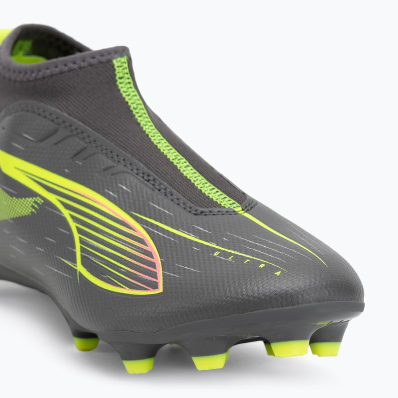 Dětské kopačky PUMA Ultra 5 Match+ LL FG/AG Jr matte aged silver/yellow alert/puma aged silver 7