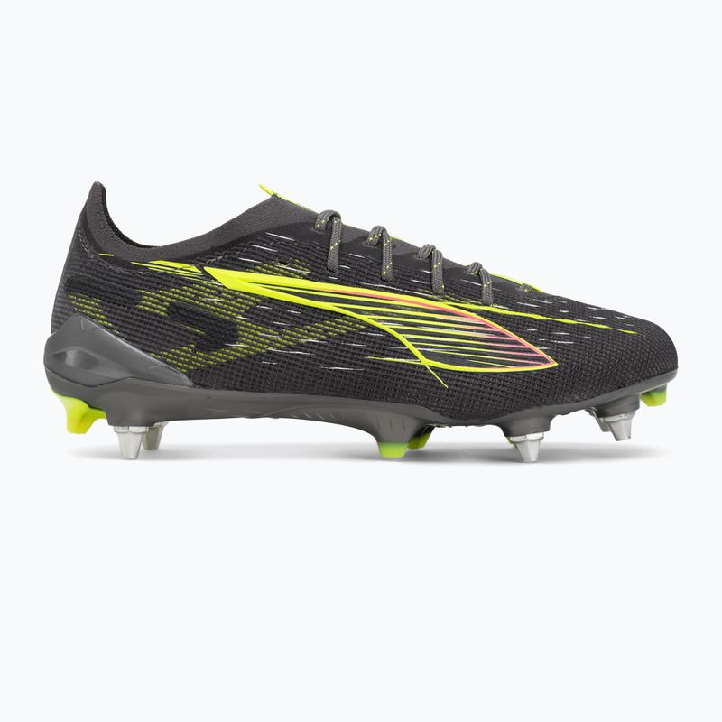 Pánské kopačky PUMA Ultra 5 Ultimate MxSG matte aged silver/yellow alert/sun struck 2