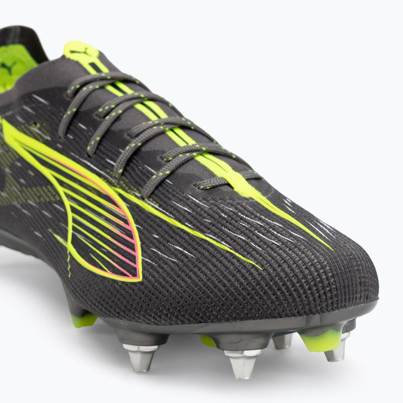 Pánské kopačky PUMA Ultra 5 Ultimate MxSG matte aged silver/yellow alert/sun struck 7