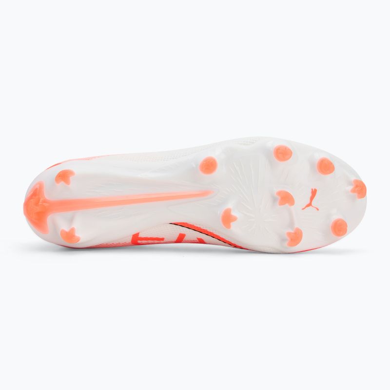 Pánské kopačky PUMA Ultra 5 Pro FG/AG puma white/puma black/glowing red 4