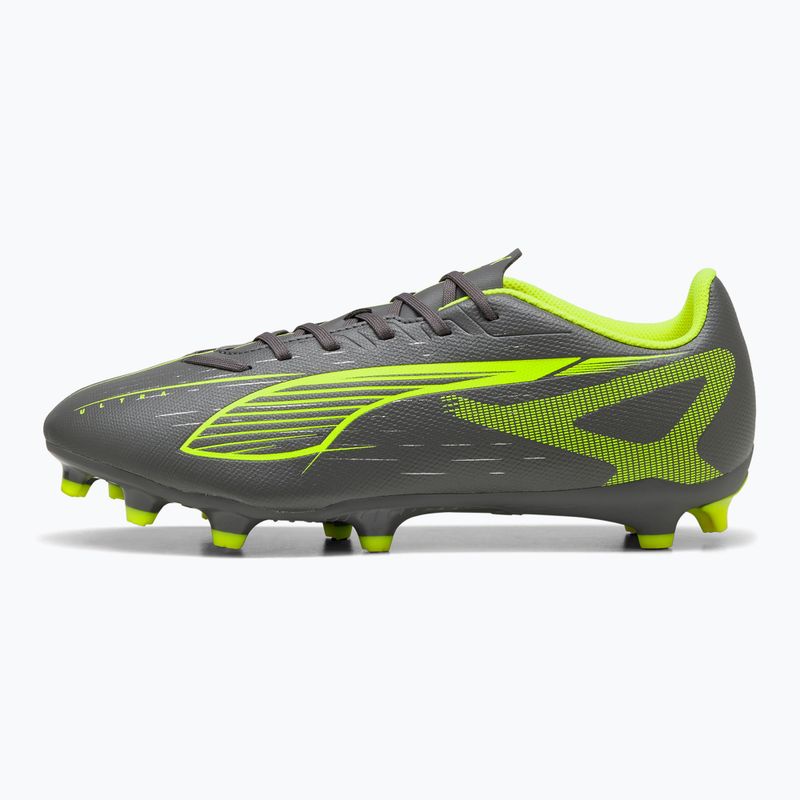 Kopačky  PUMA Ultra 5 Play FG/AG matte aged silver/yellow alert/puma aged silver
