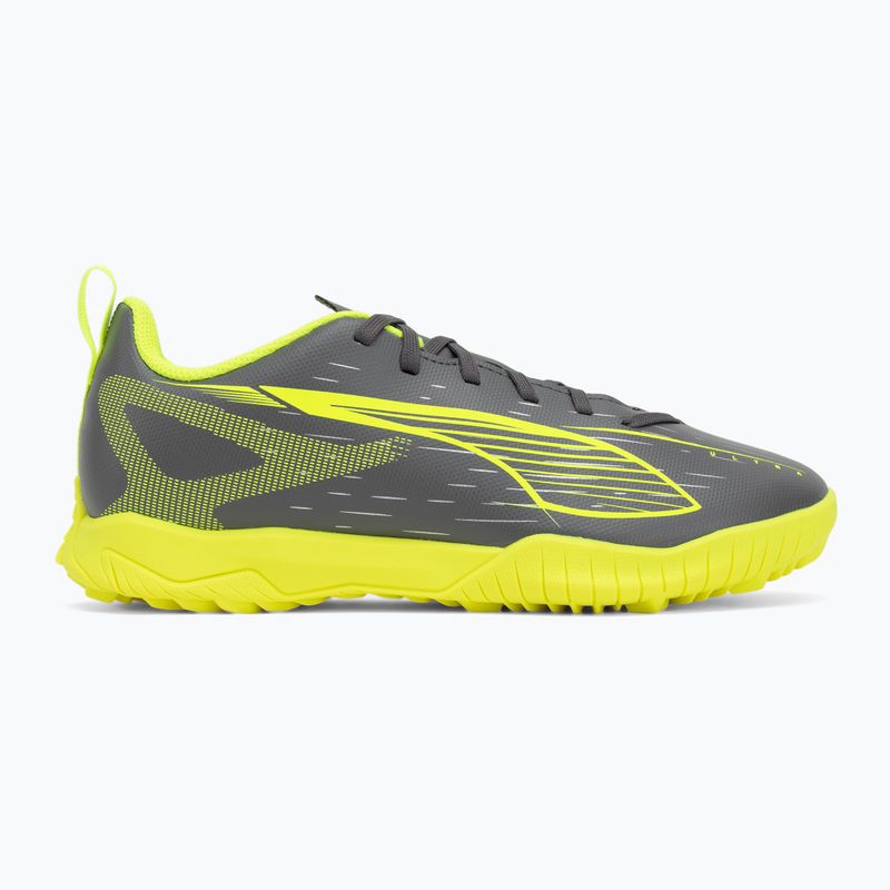 Dětské kopačky PUMA Ultra 5 Play TT Jr matte aged silver/yellow alert/puma aged silver 2