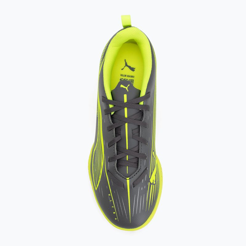 Dětské kopačky PUMA Ultra 5 Play TT Jr matte aged silver/yellow alert/puma aged silver 5