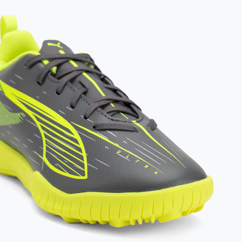 Dětské kopačky PUMA Ultra 5 Play TT Jr matte aged silver/yellow alert/puma aged silver 7