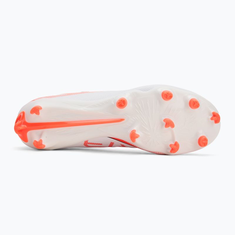 Pánské kopačky PUMA Ultra 5 Play+ FG/AG puma white/puma black/glowing red 4