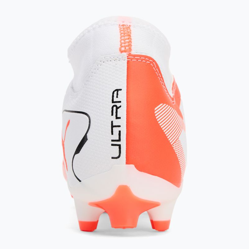 Pánské kopačky PUMA Ultra 5 Play+ FG/AG puma white/puma black/glowing red 6