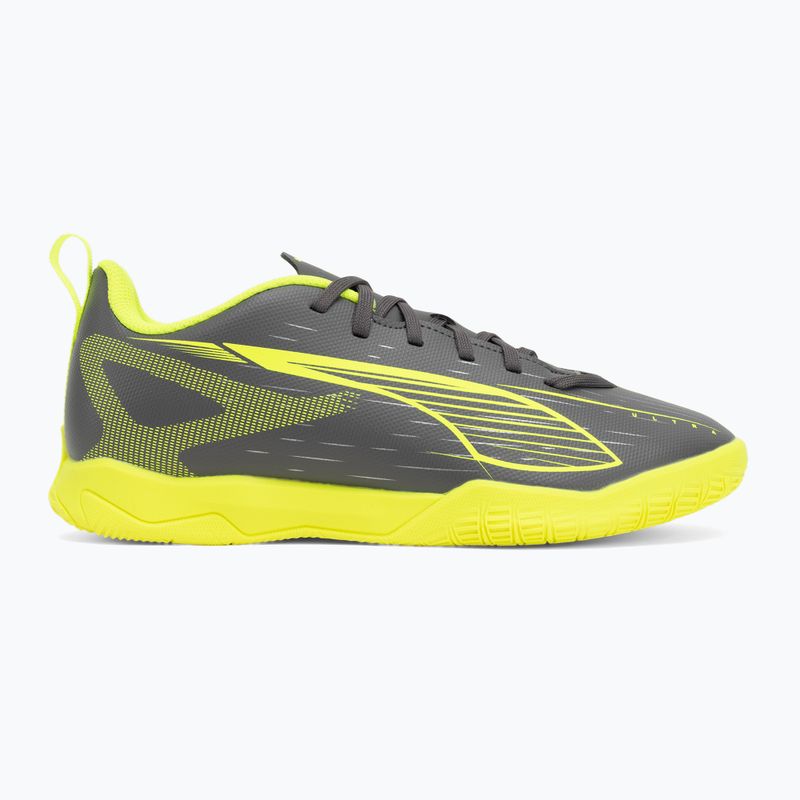Dětské kopačky PUMA Ultra 5 Play IT Jr matte aged silver/yellow alert/puma aged silver 2