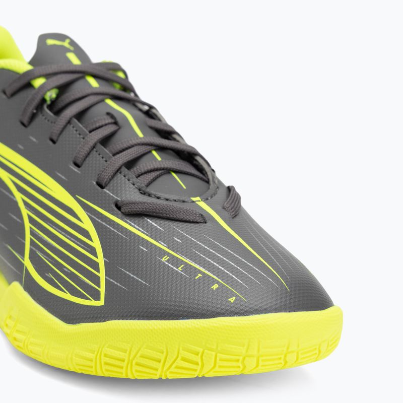 Dětské kopačky PUMA Ultra 5 Play IT Jr matte aged silver/yellow alert/puma aged silver 7