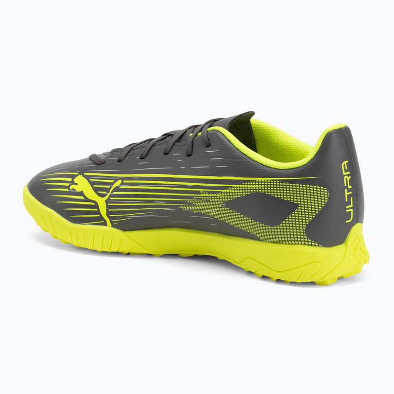 Pánské kopačky PUMA Ultra 5 Play TT matte aged silver/yellow alert/puma aged silver 3