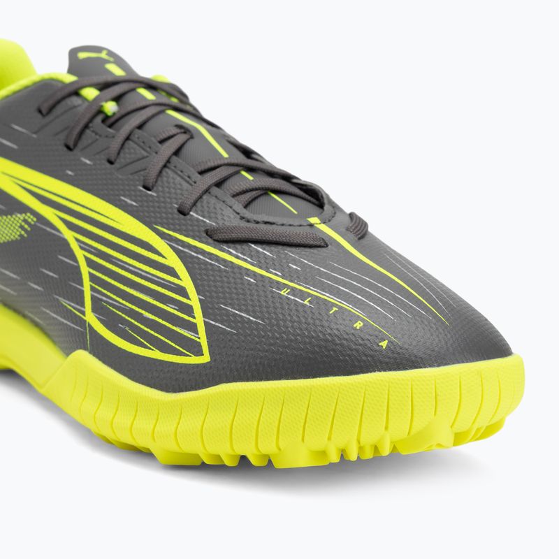 Pánské kopačky PUMA Ultra 5 Play TT matte aged silver/yellow alert/puma aged silver 7