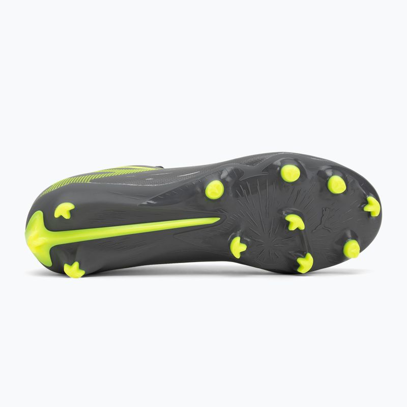 Dětské kopačky PUMA Ultra 5 Play FG/AG Jr matte aged silver/yellow alert/puma aged silver 4