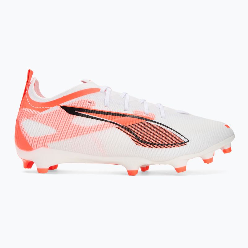 Dětské kopačky PUMA Ultra 5 Pro FG/AG Jr puma white/puma black/glowing red 2