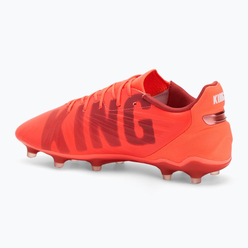 Pánské kopačky PUMA King Match FG/AG glowing red/puma white/red fire 3