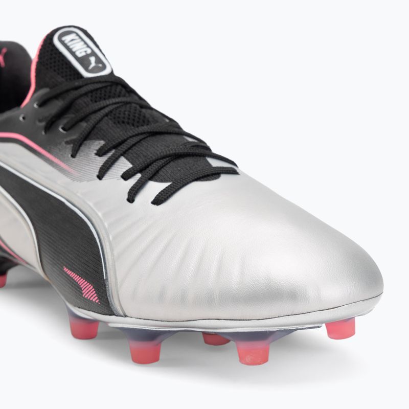Pánské kopačky PUMA King Ultimate FG/AG puma silver/puma black/sun struck/puma white 7