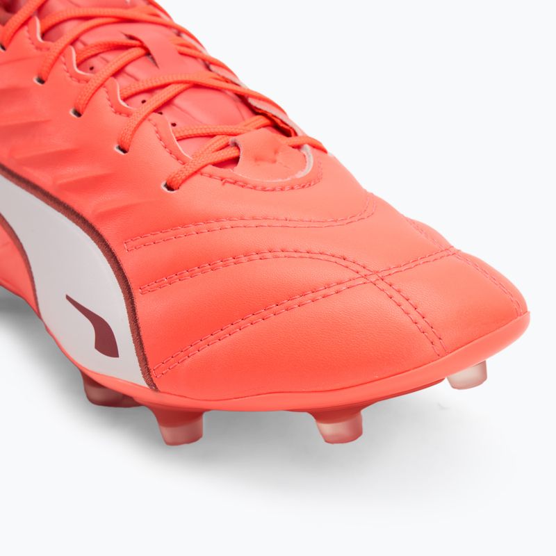 Pánské kopačky PUMA King Pro FG/AG glowing red/puma white/red fire 7