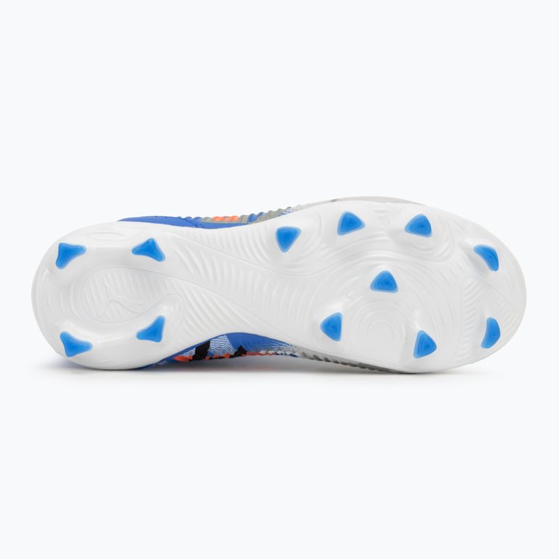 Dětské kopačky PUMA Future 8 Match Forever FG/AG Jr white/ultra blue/feather gray/puma black/glowing red 4