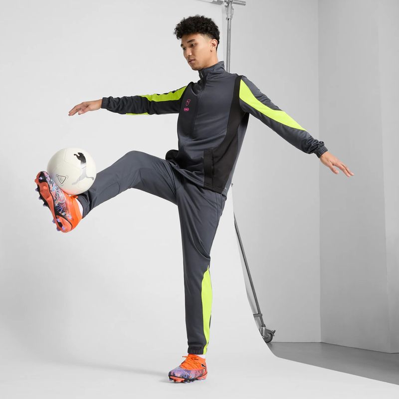 Pánské kopačky PUMA Future 8 Match Creativity FG/AG orange poppy/black/dark amethyst/electric peppermint 11