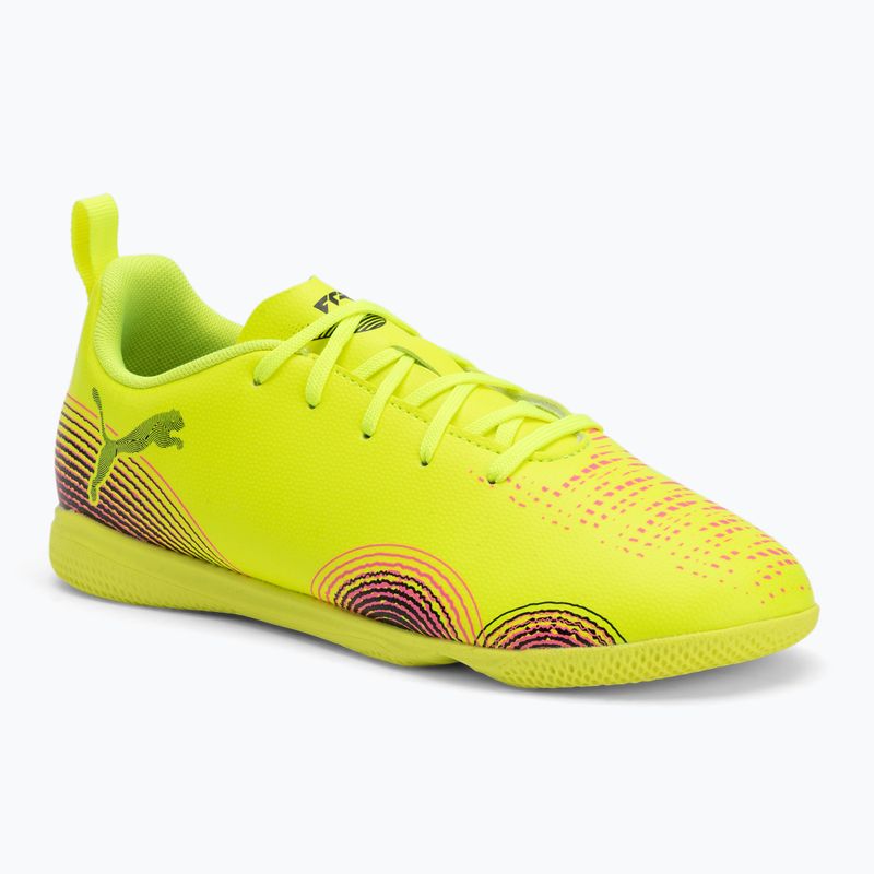 Dětské kopačky PUMA Future 8 Play It yellow alert/ puma black/ sun struck