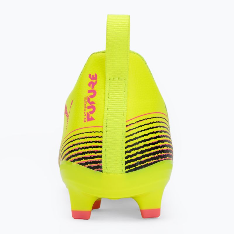 Dětské kopačky PUMA Future 8 Play FG/AG Jr yellow alert/puma black/sun struck 6