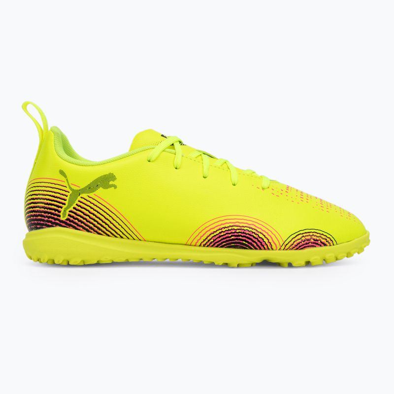 Dětské kopačky PUMA Future 8 Play TT yellow alert/ puma black/ sun struck 2