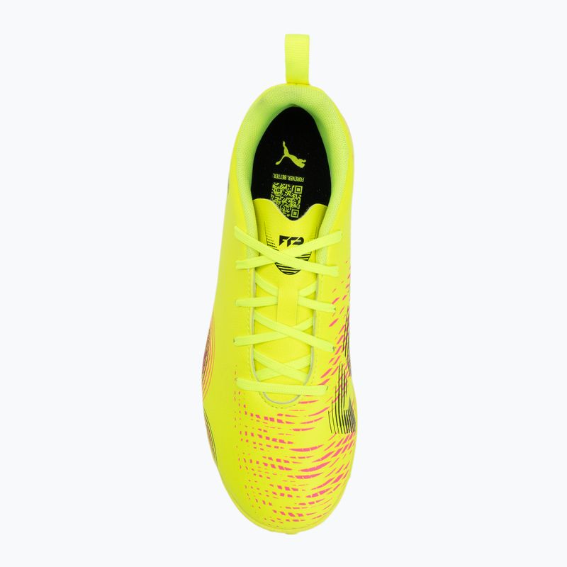 Dětské kopačky PUMA Future 8 Play TT yellow alert/ puma black/ sun struck 5