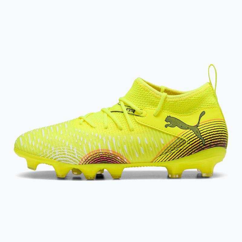 Dětské kopačky PUMA Future 8 Match FG/AG Jr yellow alert/puma black/sun struck 2