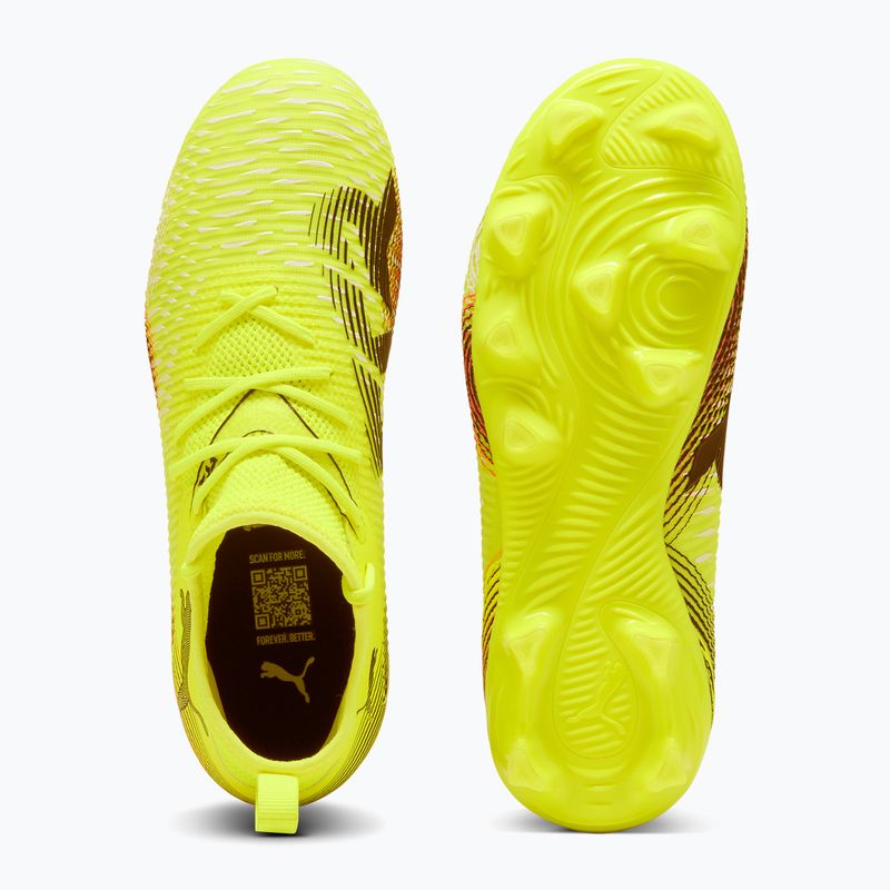 Dětské kopačky PUMA Future 8 Match FG/AG Jr yellow alert/puma black/sun struck 3