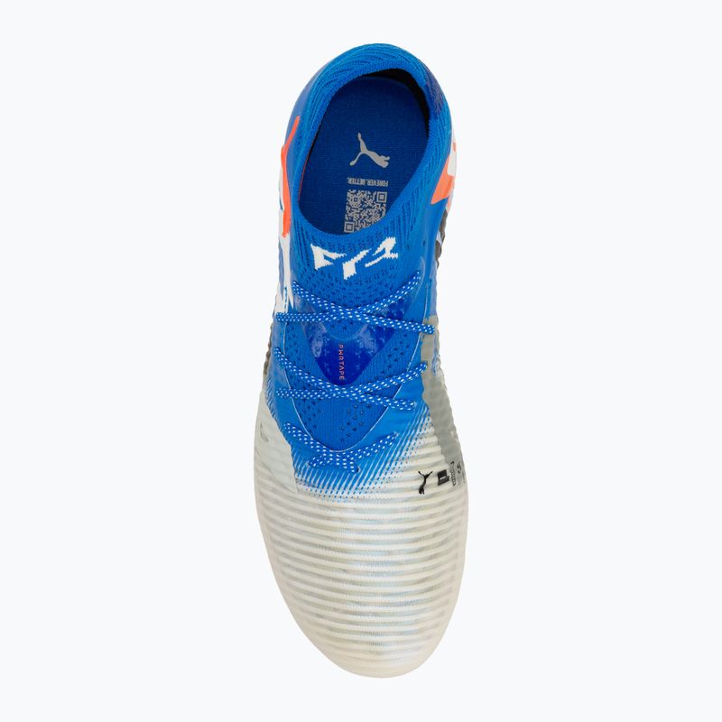 Pánské kopačky PUMA Future 8 Ultimate Forever FG white/ultra blue/feather gray/puma black/glowing red 5