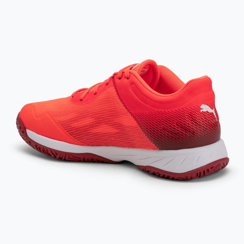 Boty na házenou PUMA Accelerate Turbo glowing red/white/dark crimson/black 3