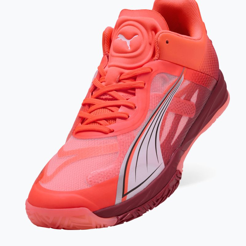 Pánské boty PUMA Accelerate Nitro SQD glowing red / puma white / dark crimson 4