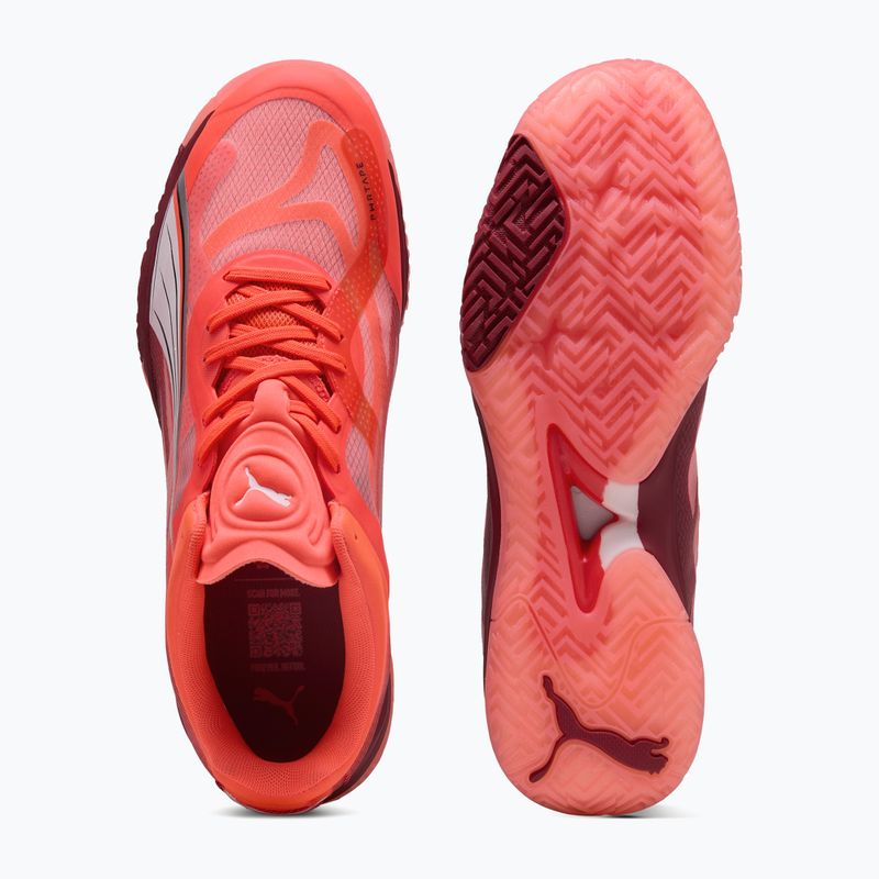 Pánské boty PUMA Accelerate Nitro SQD glowing red / puma white / dark crimson 6