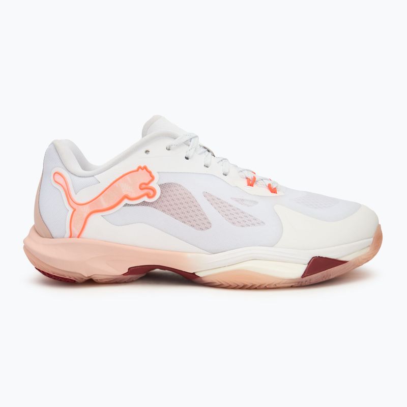 Dámské házenkářské boty PUMA Vantage Nitro W+ puma white/ glowing red/ rose wuartz/ dark crimson 2