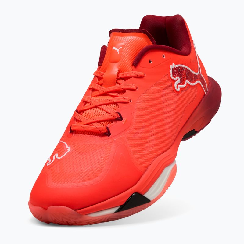 Házenkářské boty PUMA Vantage Nitro glowing red / puma white / dark crimson / puma black 13