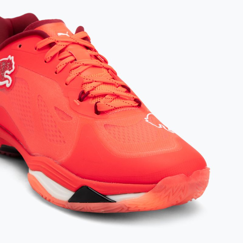Házenkářské boty PUMA Vantage Nitro glowing red / puma white / dark crimson / puma black 7