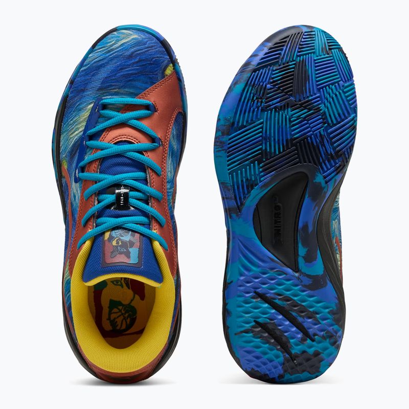 Pánské basketbalové boty PUMA All-Pro Nitro Dylan Exhibit vivid blue/tropical blue 10
