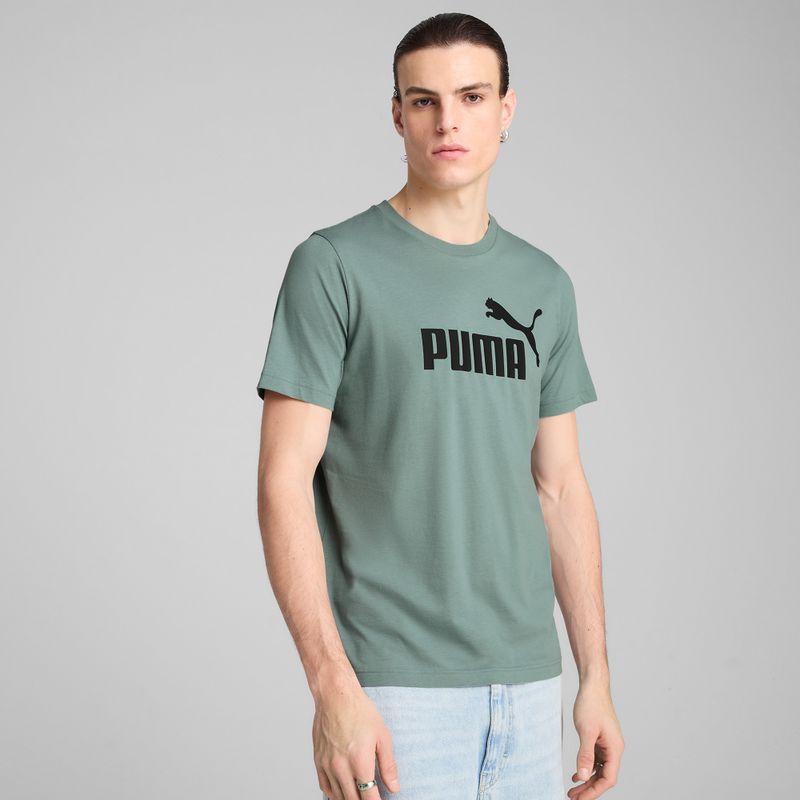 Pánské tričko PUMA ESS No. 1 Logo Tee green moon 3