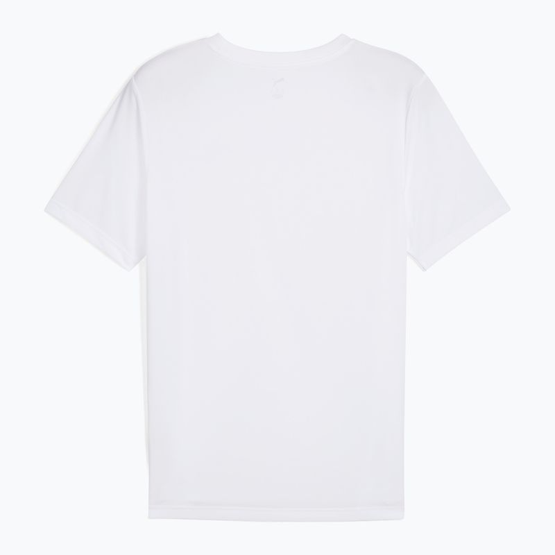 Pánské tričko PUMA ESS Small Logo Poly Tee puma white 2