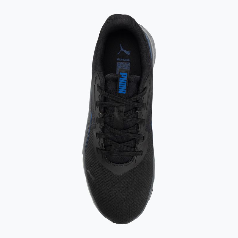 Běžecké boty PUMA Flexfocus Lite Modern Woven puma black/vivid blue 5