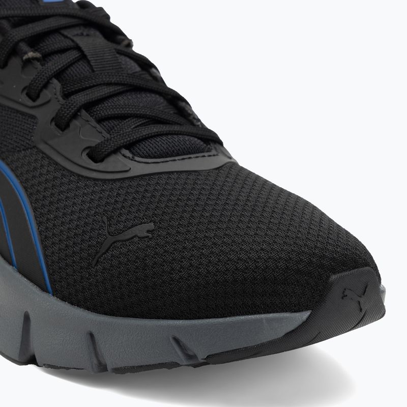 Běžecké boty PUMA Flexfocus Lite Modern Woven puma black/vivid blue 7