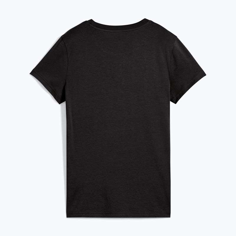 Dámské tričko PUMA ESS Metallic No. 1 Logo Tee puma black/metallic gold 2