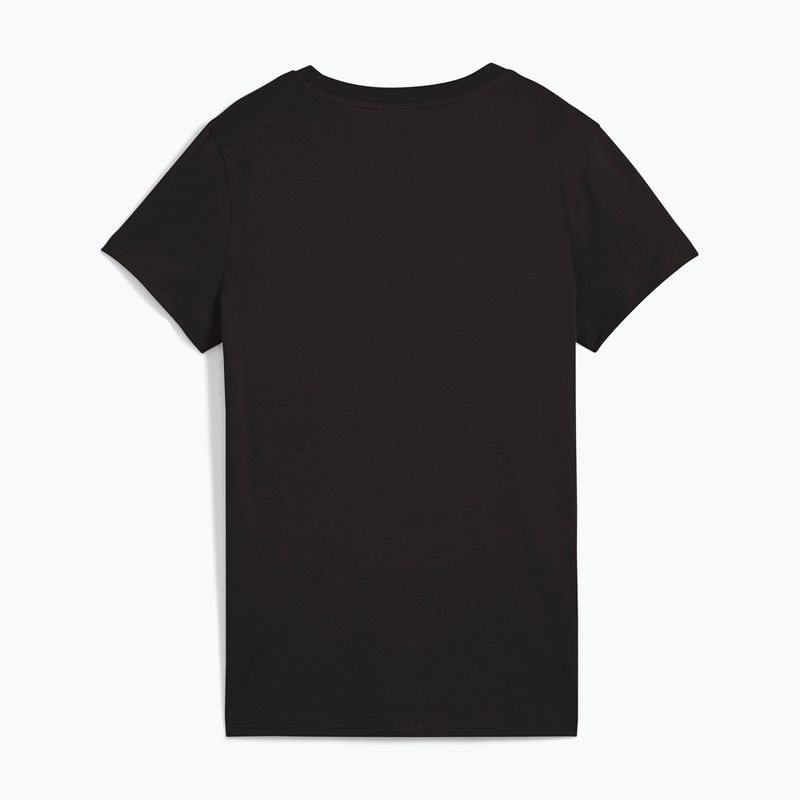 Dámské tričko PUMA ESS Metallic No. 1 Logo Tee puma black/metallic silver 2