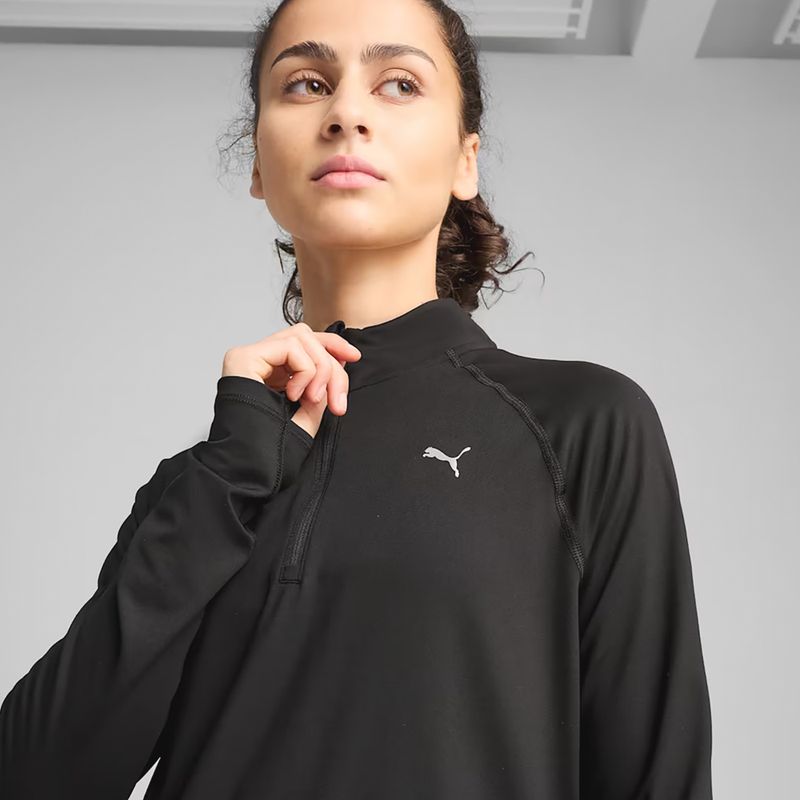 Dámská běžecká mikina PUMA Run Velocity Cloudspun 1/4 Zip puma black 6
