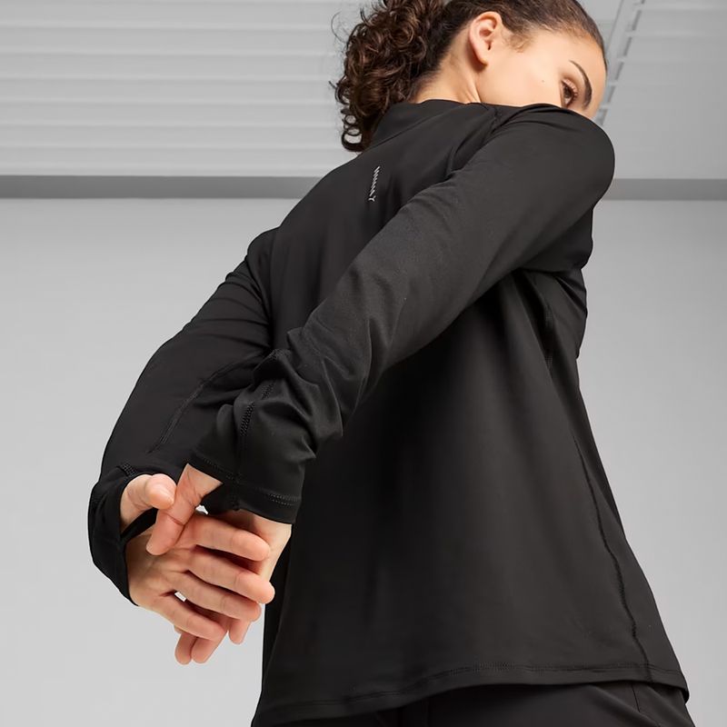 Dámská běžecká mikina PUMA Run Velocity Cloudspun 1/4 Zip puma black 7