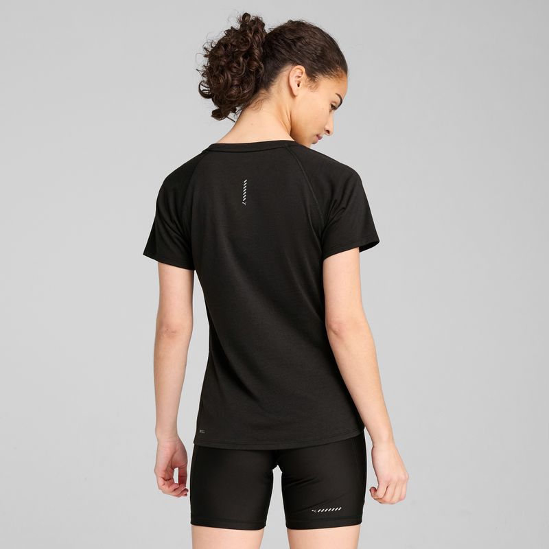 Dámské běžecké tričko PUMA Run Velocity Tee Tri-Blend puma černá 4